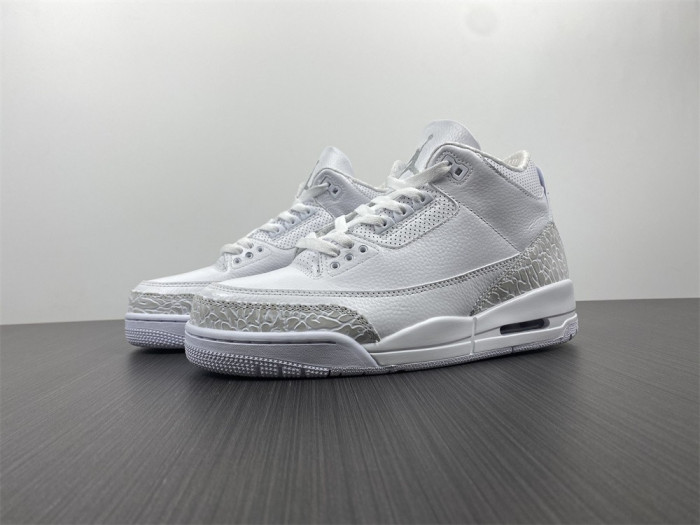 AIR JORDAN 3 RETRO PS ''TRIPLE WHITE'' 429487-111