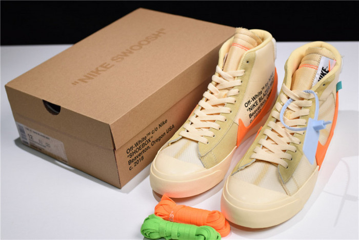 OFW Nike Blazer Studio Mid Pale Vanilla AA3832-700