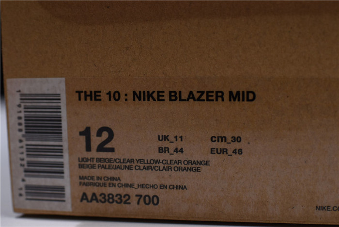 OFW Nike Blazer Studio Mid Pale Vanilla AA3832-700