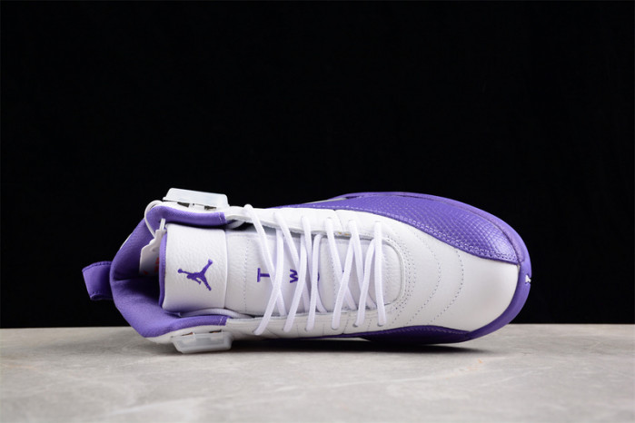 AIR JORDAN 12 RETRO WHITE AND PURPLE