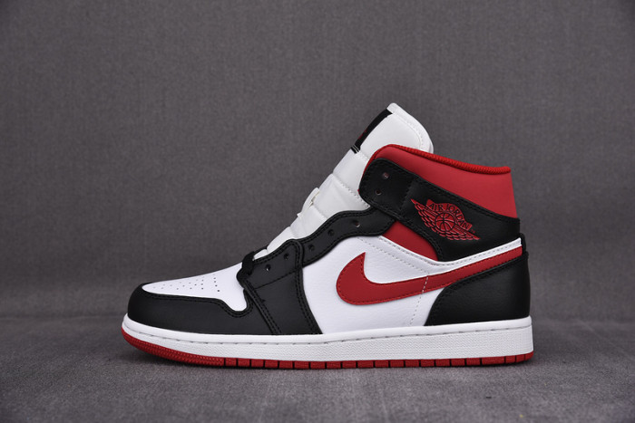 Jordan 1 Mid Gym Red Black White 554724-122