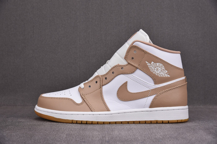 Air Jordan 1 Mid ''Tan Gum'' 554724-271