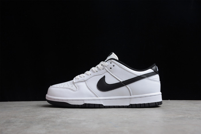 Nike SB Dunk Low White Black Running Shoes DD1503-113