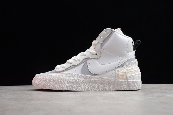 Sacai x Blazer Mid White Grey BV0072-100