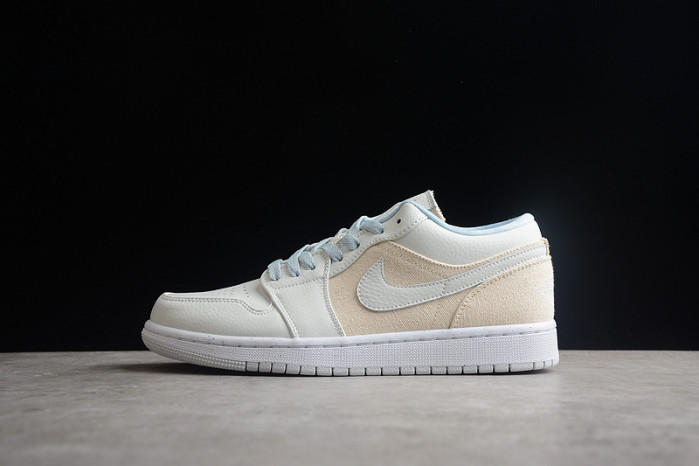 Jordan 1 Low Canvas Grey Cream (W) DQ4151-500