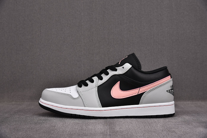 Jordan 1 Low Black Grey Pink 553558-062