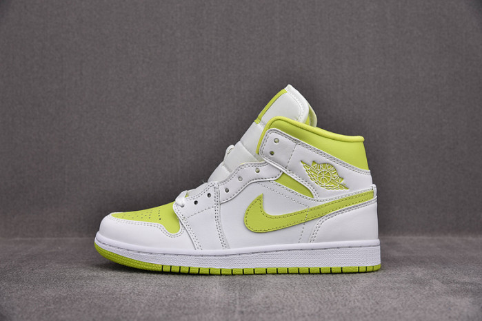 WMNS AIR JORDAN 1 MID ''WHITE LIME'' BQ6472-131
