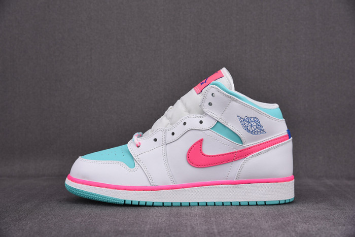 Air Jordan 1 Mid GS ''Digital Pink'' 555112-102