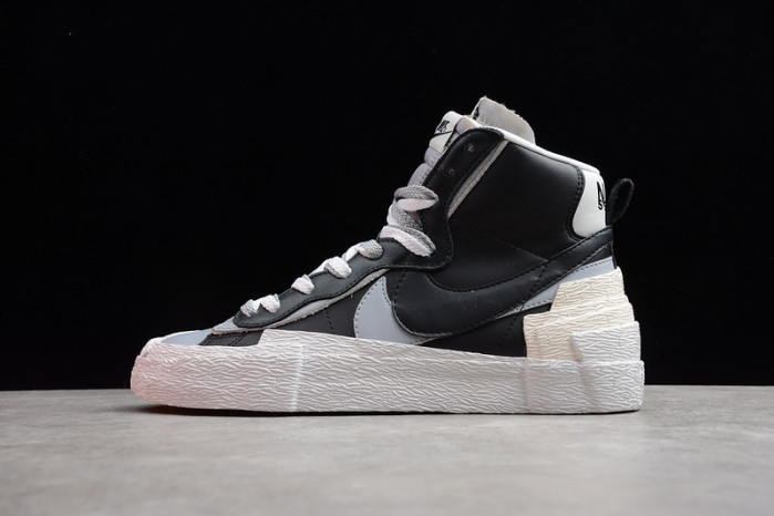 Sacai x Blazer Mid Black Grey BV0072-002