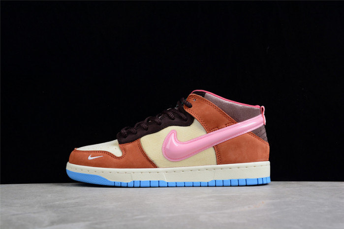 Nike SB Dunk Canvas/Mid Soft Pink-Burnt Brown DJ1173-700