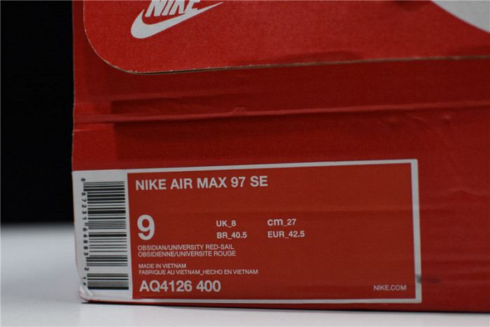 Nike mens Air Max 97 SE "Pull Tab" AQ4126-400