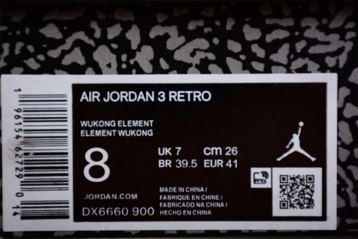 AIR JORDAN 3 RETRO DX6660-900
