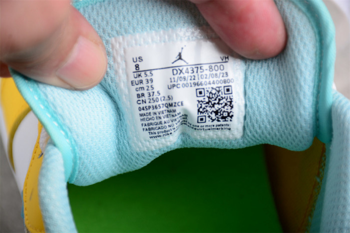 AIR JORDAN 1 LOW YELLOW WHITE GRIND DX4375-800