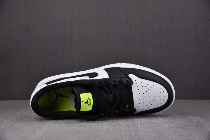 AIR JORDAN 1 LOW GOLF "BLACK/WHITE/VOLT" DD9315-108
