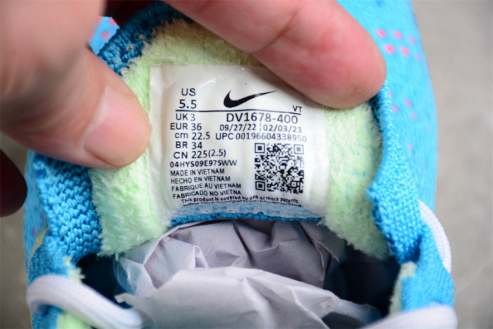 NIKE AIR VAPORMAX 2023 FLYKNIT BALTIC BLUE DV1678-400