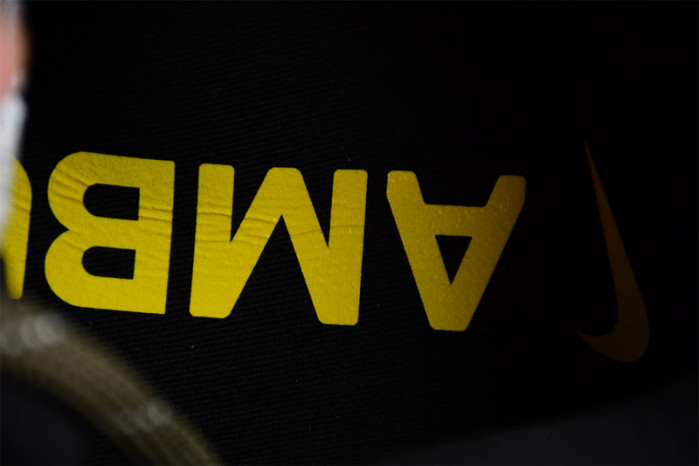 Nike Air More Uptempo Low AMBUSH Vivid Sulfur Limestone FB1299-200