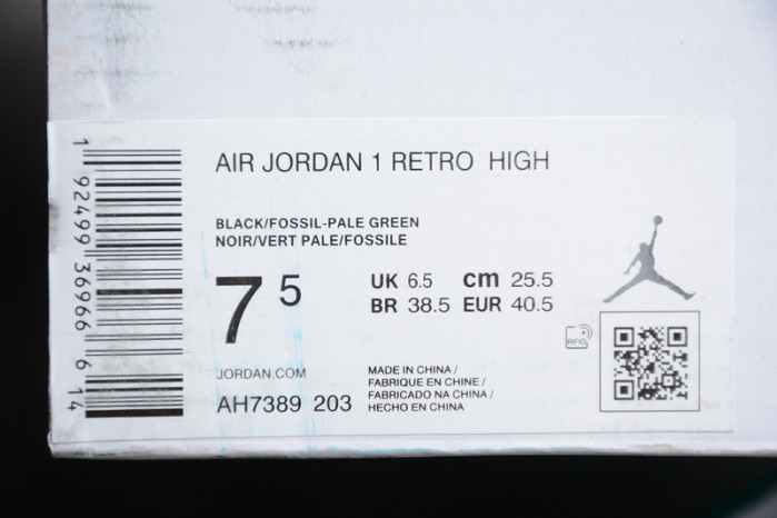 Jordan 1 Retro High Bio Beige Anthracite Mystic Green (W) AH7389-203