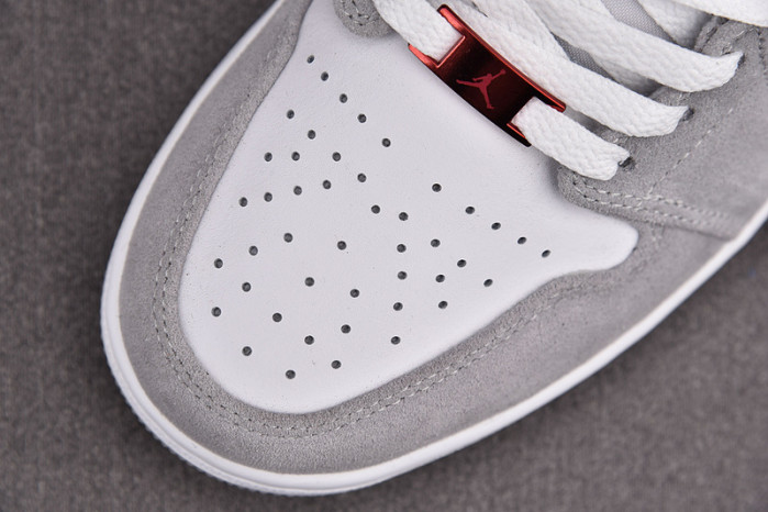 Jordan 1 Low SE Light Smoke Grey Gym Red DC6991-016