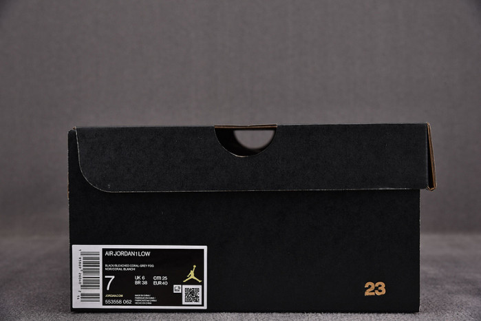 Jordan 1 Low Black Grey Pink 553558-062