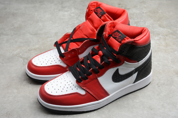 Air Jordan 1 Satin Black Toe CD0461-016