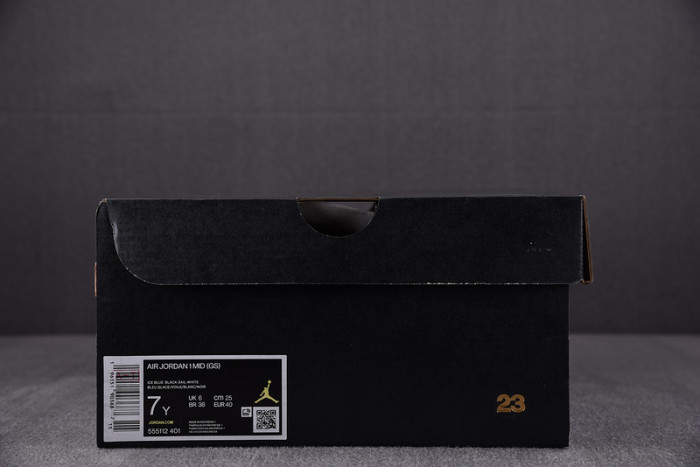 Jordan 1 Mid Ice Blue (GS) 555112-401