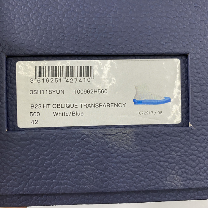 B23 OBLIQUE HIGH low SNEAKERS T00480H086