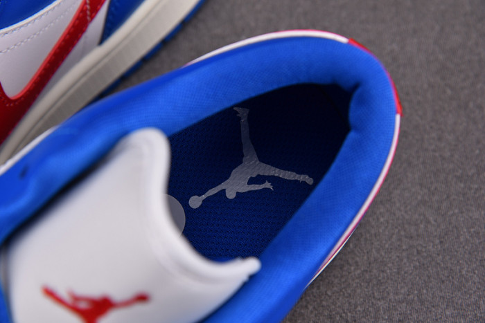 Jordan 1 Low Sport Blue Gym Red (Women