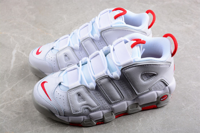 NIKE AIR MORE UPTEMPO WHITE RED DX8965-100