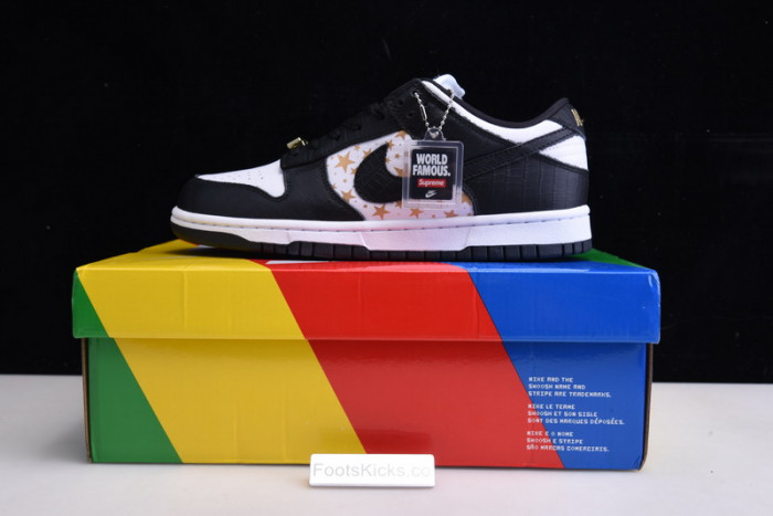 S*p*e x nike sb dunk low "black stars" dh3228-102