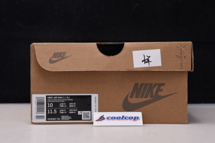 Travis Scott x Nike Air Max 1 “Baroque Brown” DO9392-701