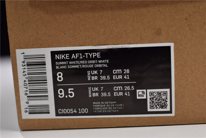 Nike Air Force 1 AF1 Low Type CI0054-100