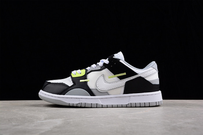 NIKE DUNK SCRAP ''WOLF GREY LIGHT LEMON TWIST'' DC9723-001