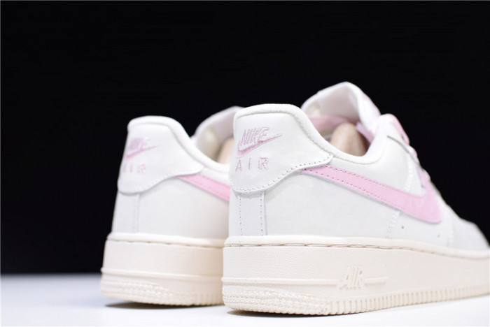 Nike Air Force One 1 Low Sail Artic Pink Satin GS Womens 314219-130